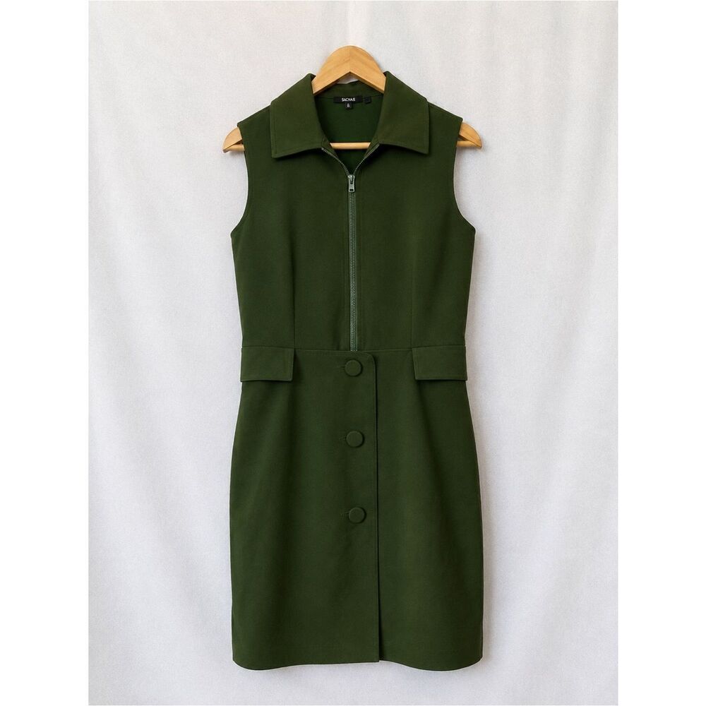 RAOUL Green Sheath Dress size 4